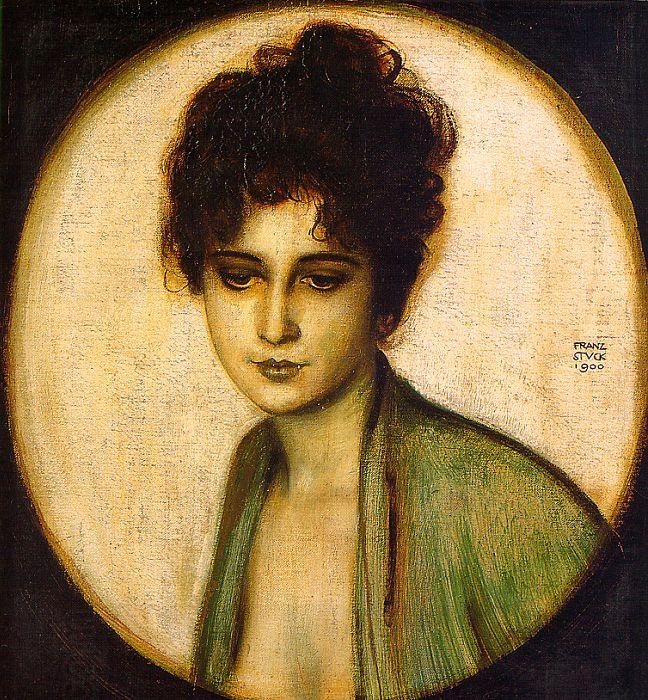 Franz von Stuck Portrait of Frau Feez China oil painting art